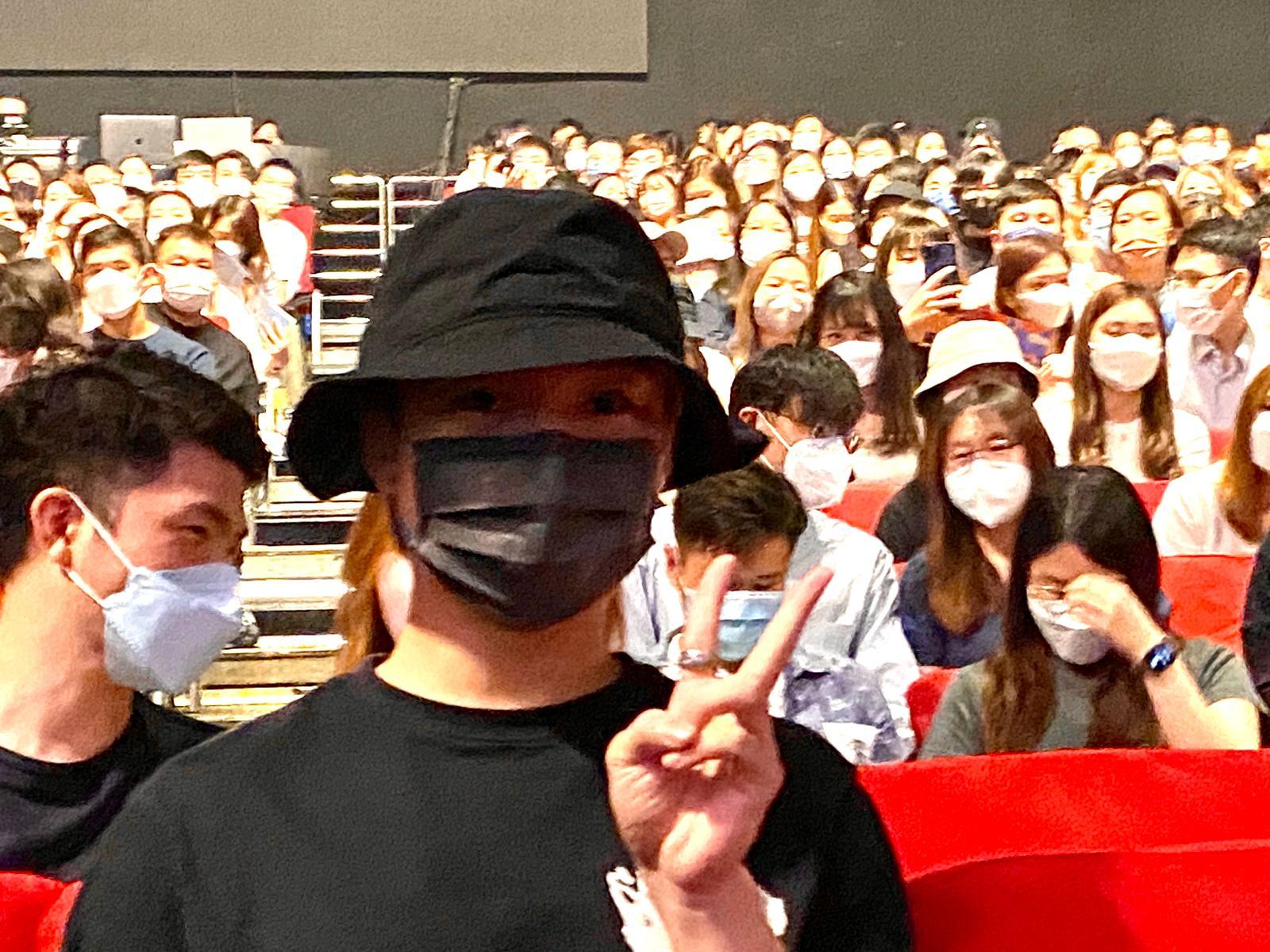 Jer上周二觀賞馮允謙的演唱會。