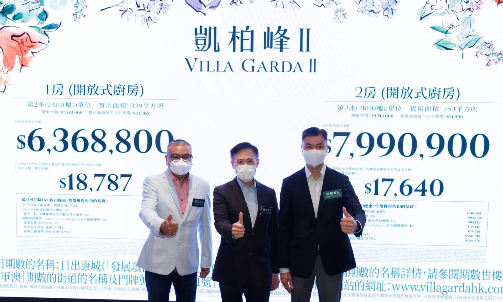 康城新盤|凱柏峰II首推138伙 發展商:「繼續開心價」 短期內收票