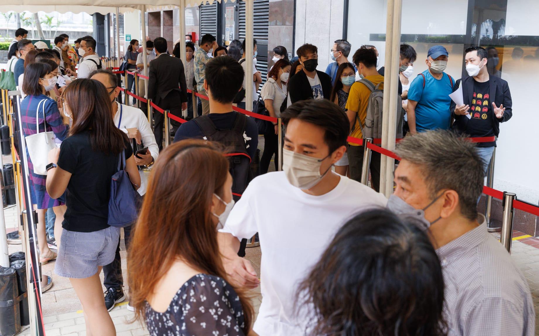 將軍澳日出康城凱柏峰II 的買家有不少為一期向隅客,並以用家為主。(蘇文傑攝)