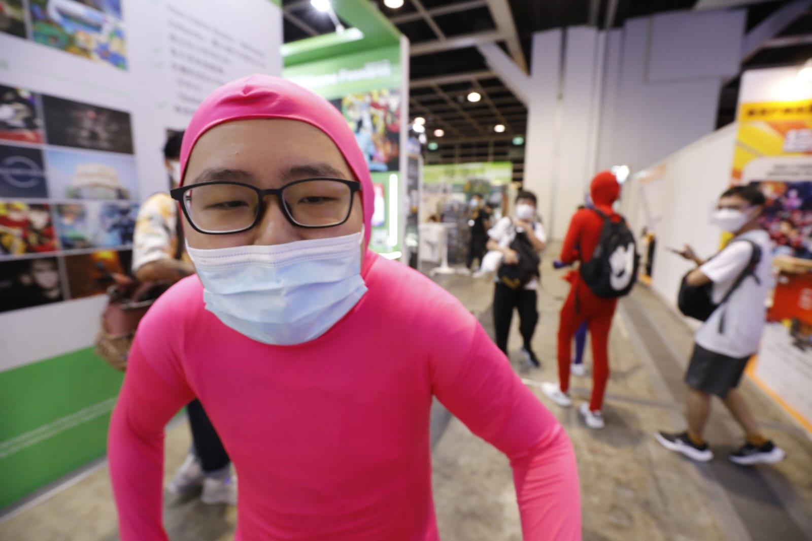 動漫節2022首天盛況。(林俊源攝)