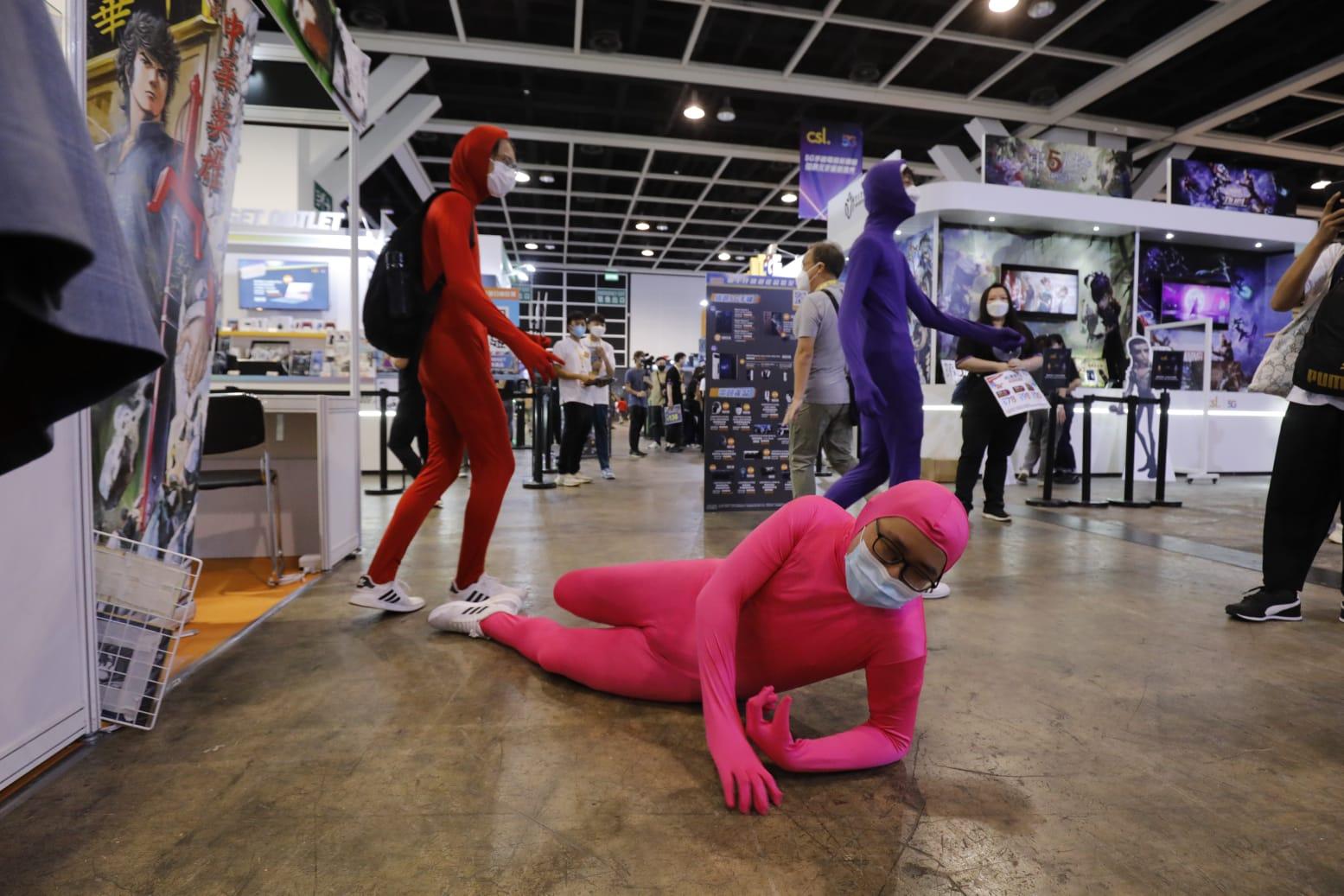 動漫節2022首天盛況。(林俊源攝)