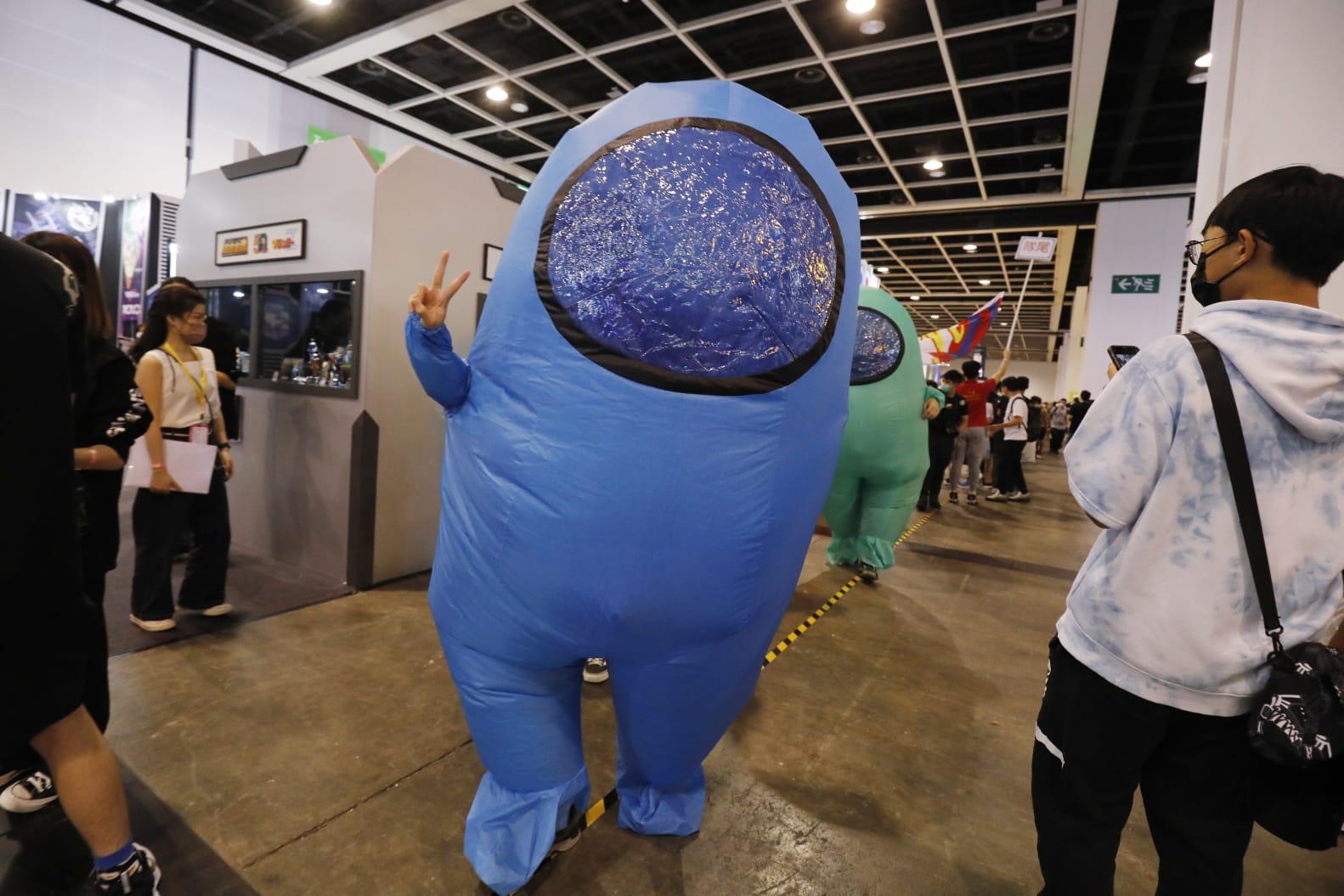 動漫節2022首天盛況。(林俊源攝)