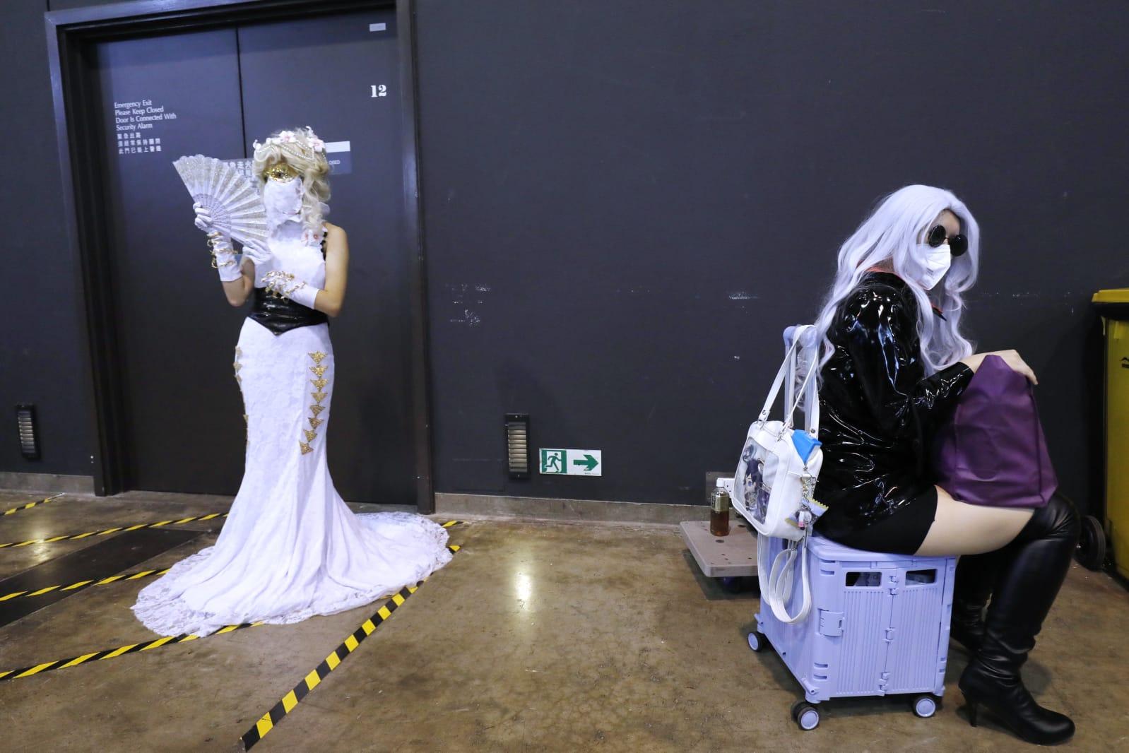 動漫節2022首天盛況。(林俊源攝)