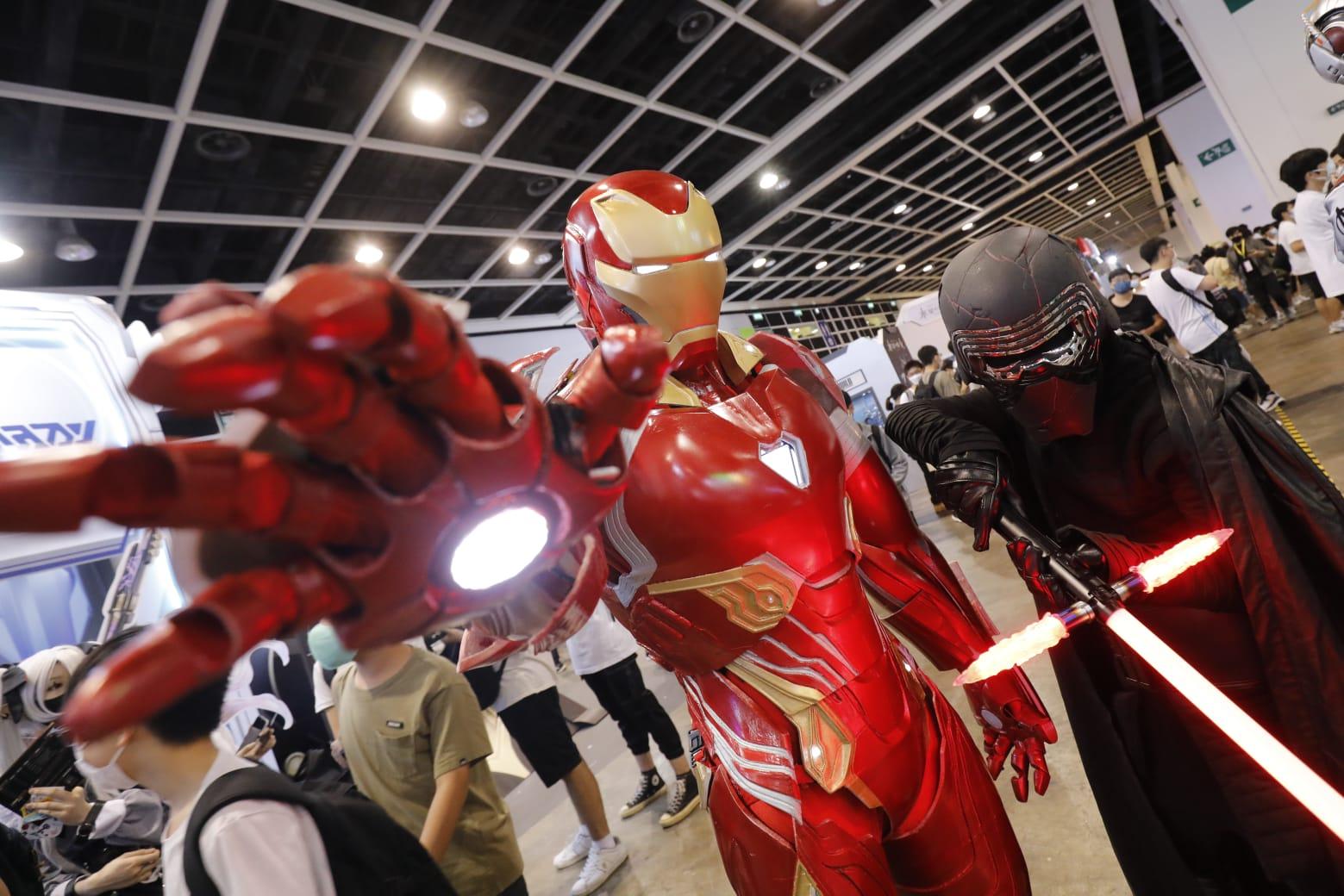 動漫節2022首天盛況。(林俊源攝)