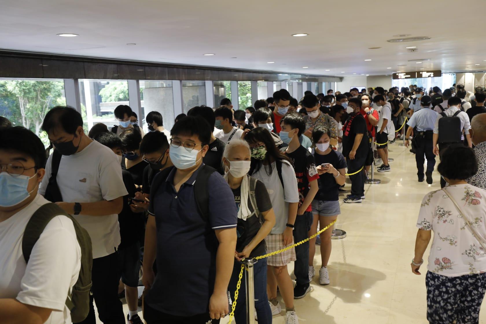 動漫節2022首天盛況。(林俊源攝)