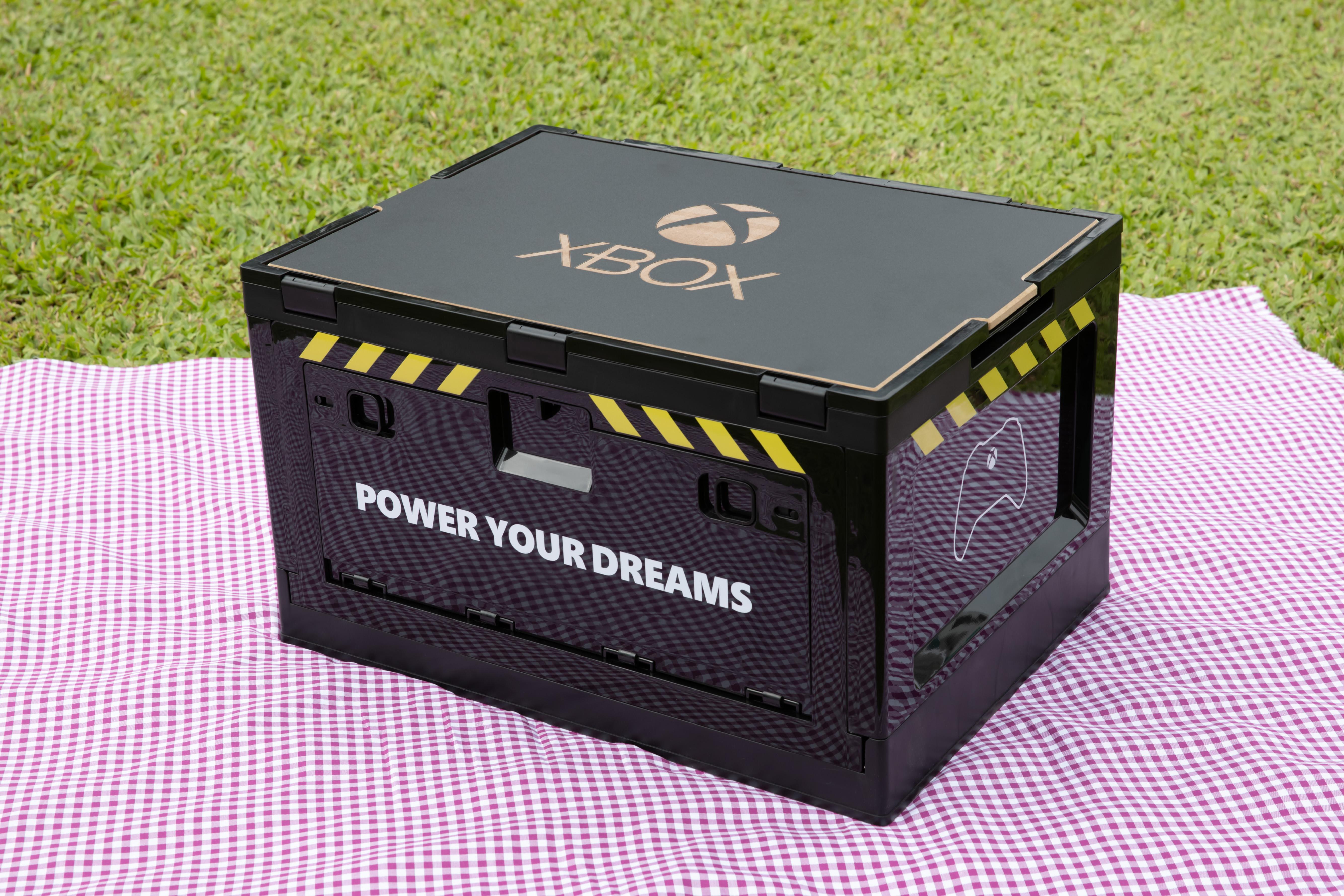Xbox可摺式收納箱連野餐桌