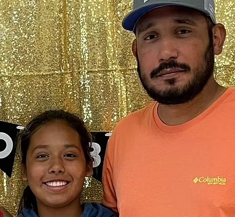 Rubio與女兒。(互聯網)