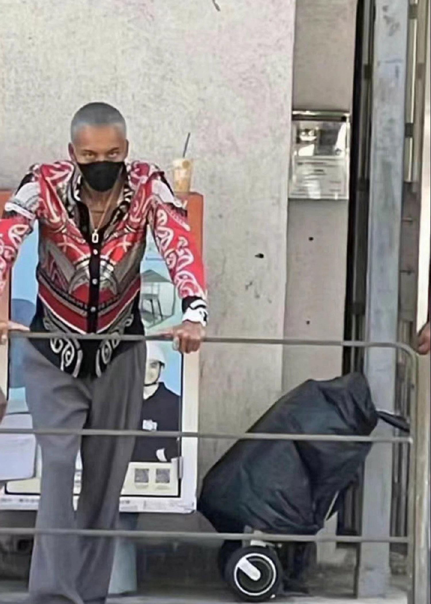 陳偉霆在港拍攝林超賢的新戲《爆裂點》。