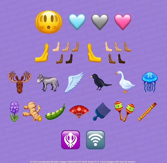 預計9月落實、明年推出的新一批emoji。(互聯網)