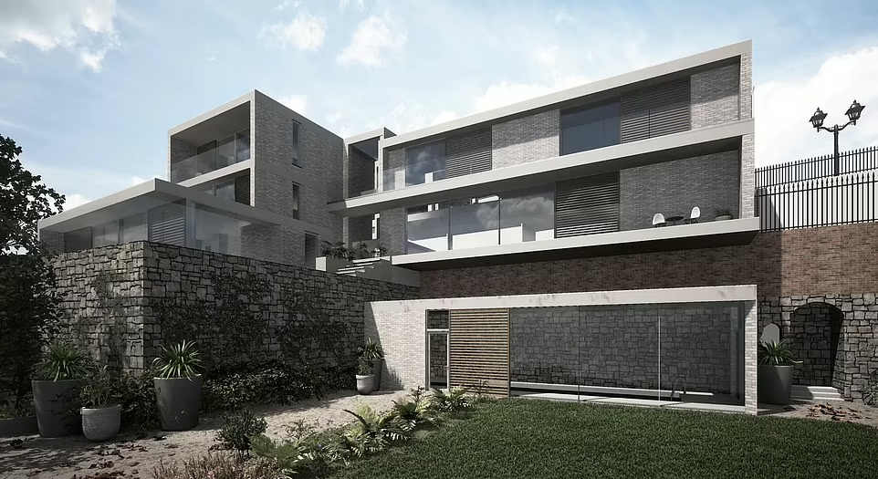 改建後的大屋構想圖。(互聯網)