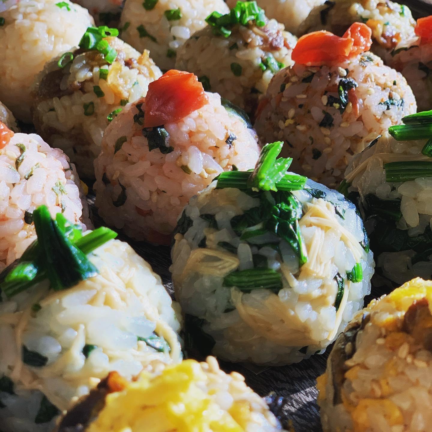 下午茶亦有飯糰。(Instagram @maiheihk)