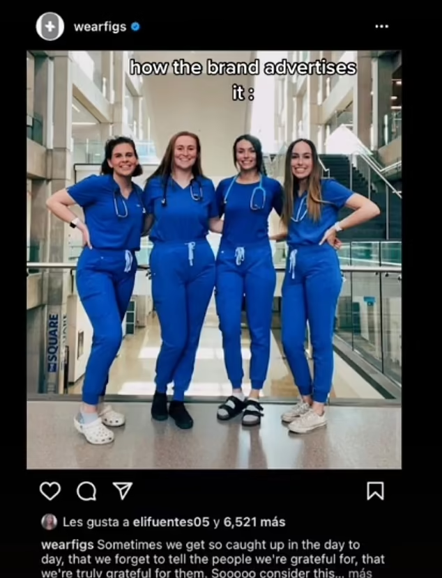 Diaz展示制服生產商的示範照,證明該制服本身就是貼身設計。(互聯網)