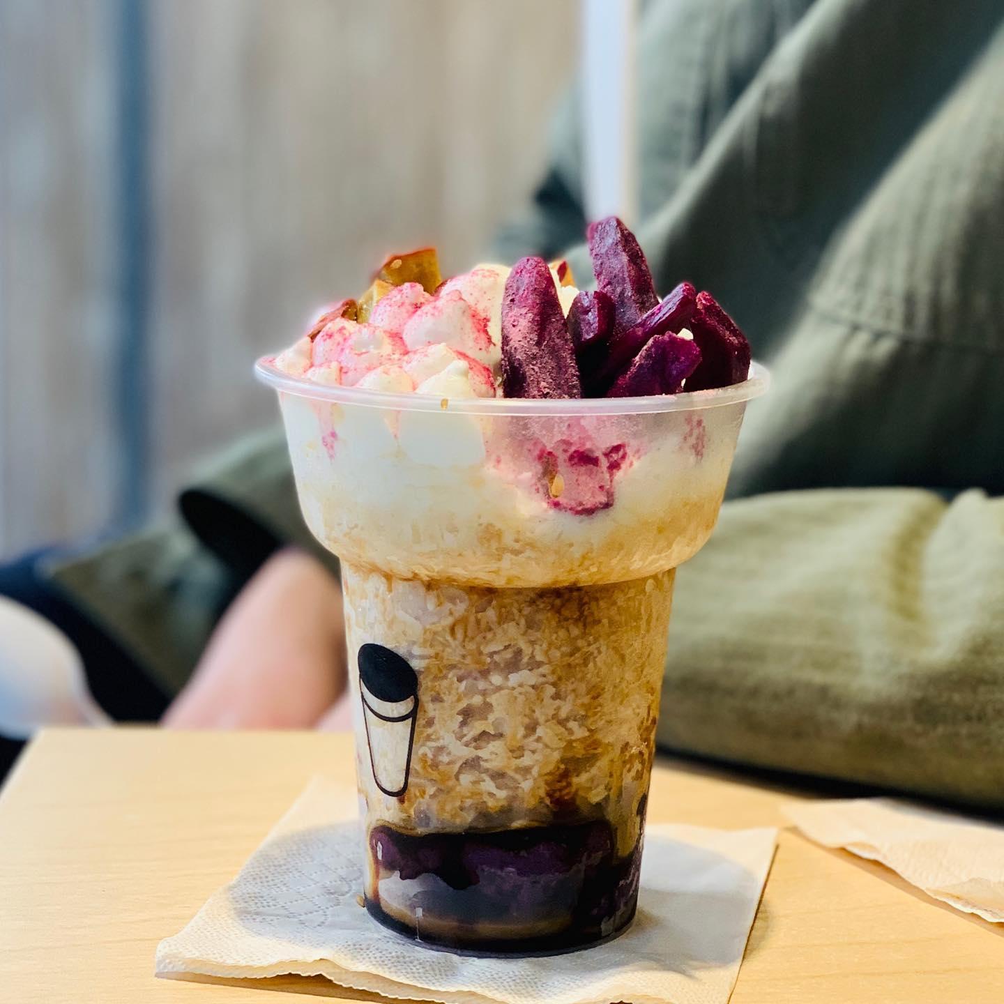 果蜜白桃粉雪冰 (Instagram @sweetcrafthkg)