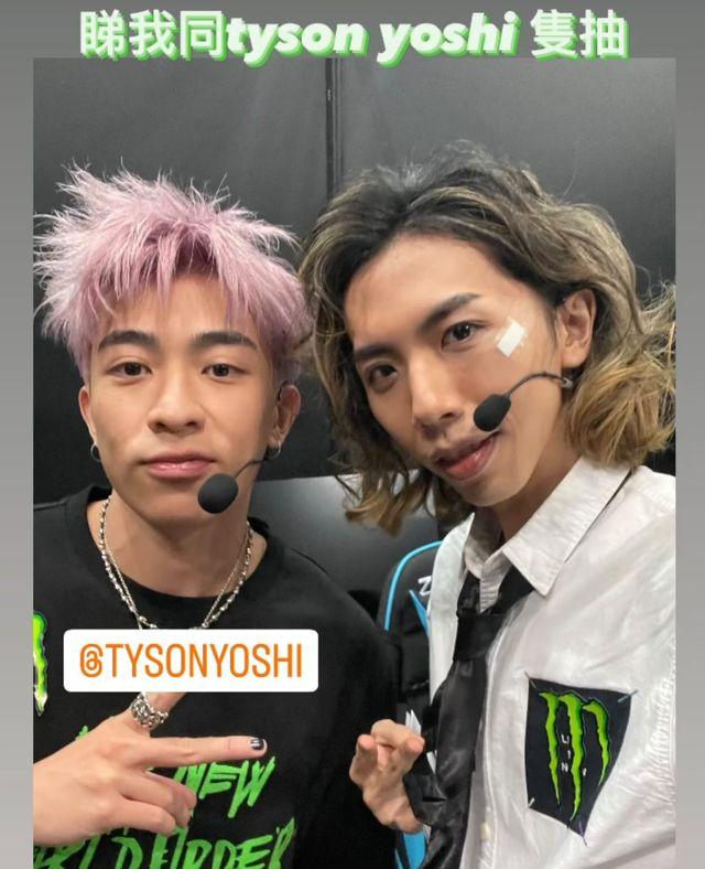 達哥話為今日活動專登染髮示人