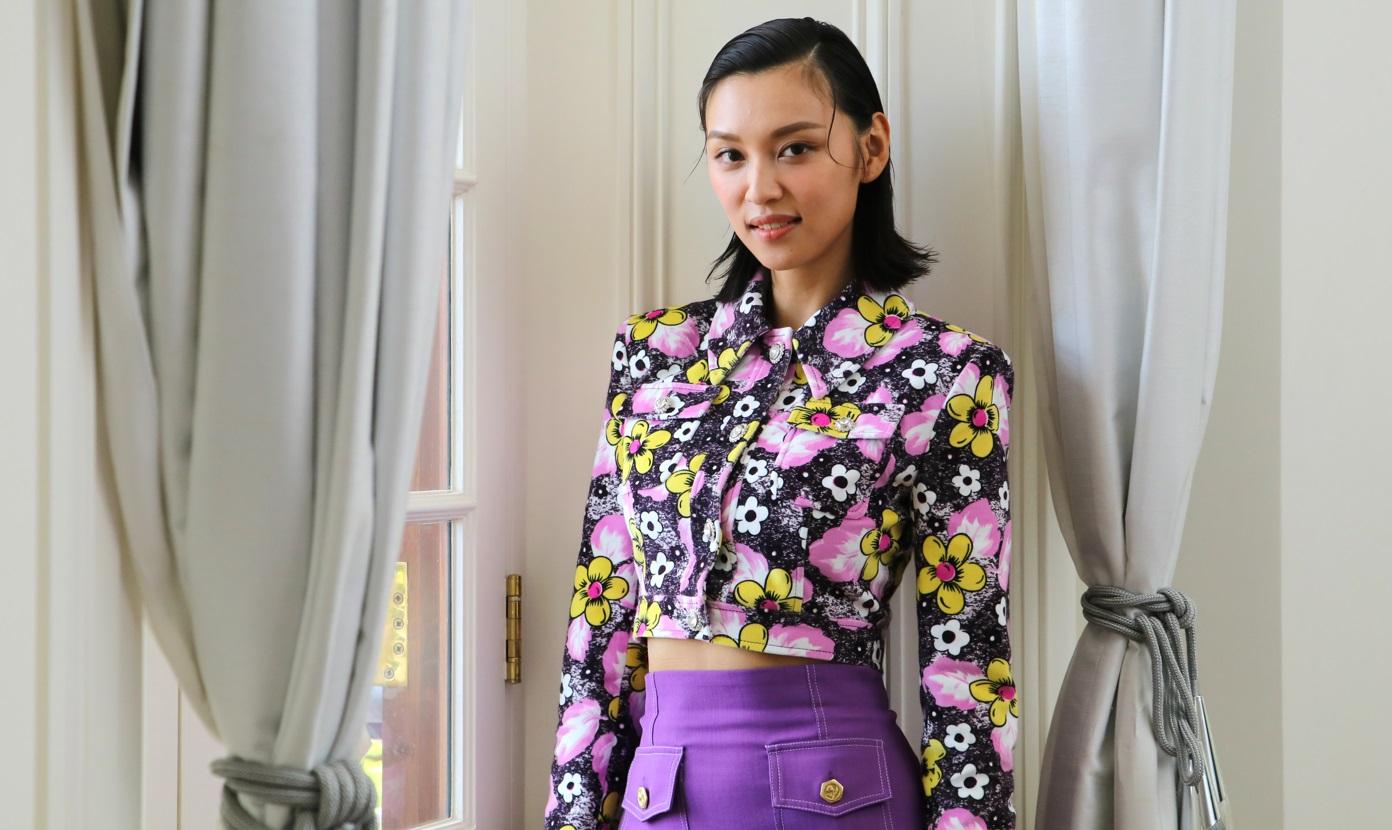 王丹妮最鍾意自己嘴唇旁的『為食墨』,因為很喜歡吃東西。