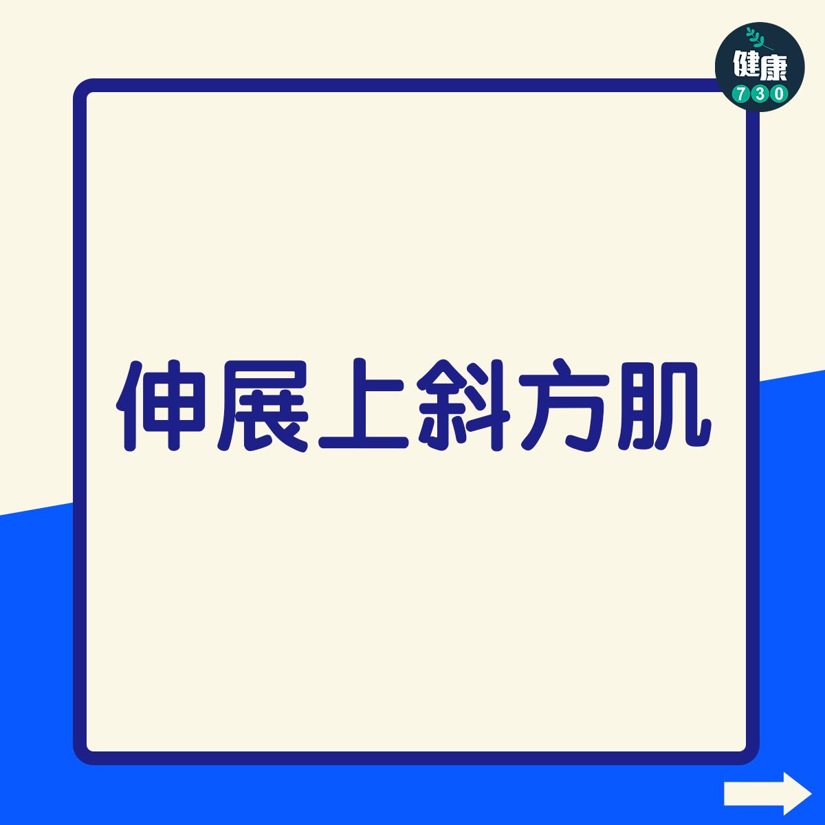寒背、圓肩改善|伸展上斜方肌(am730製圖)