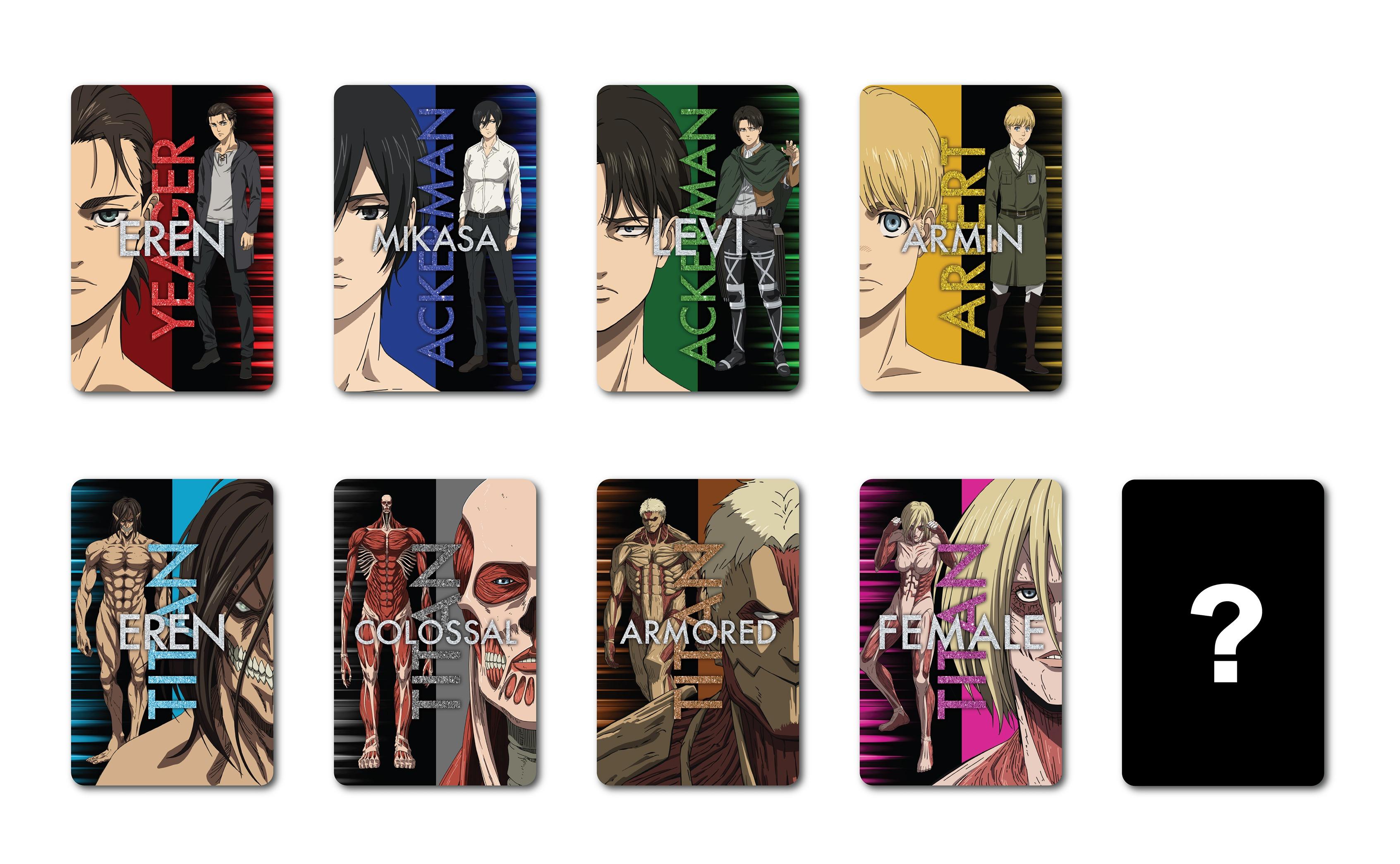 「出前一丁 x 進擊的巨人」9款限量版收藏卡