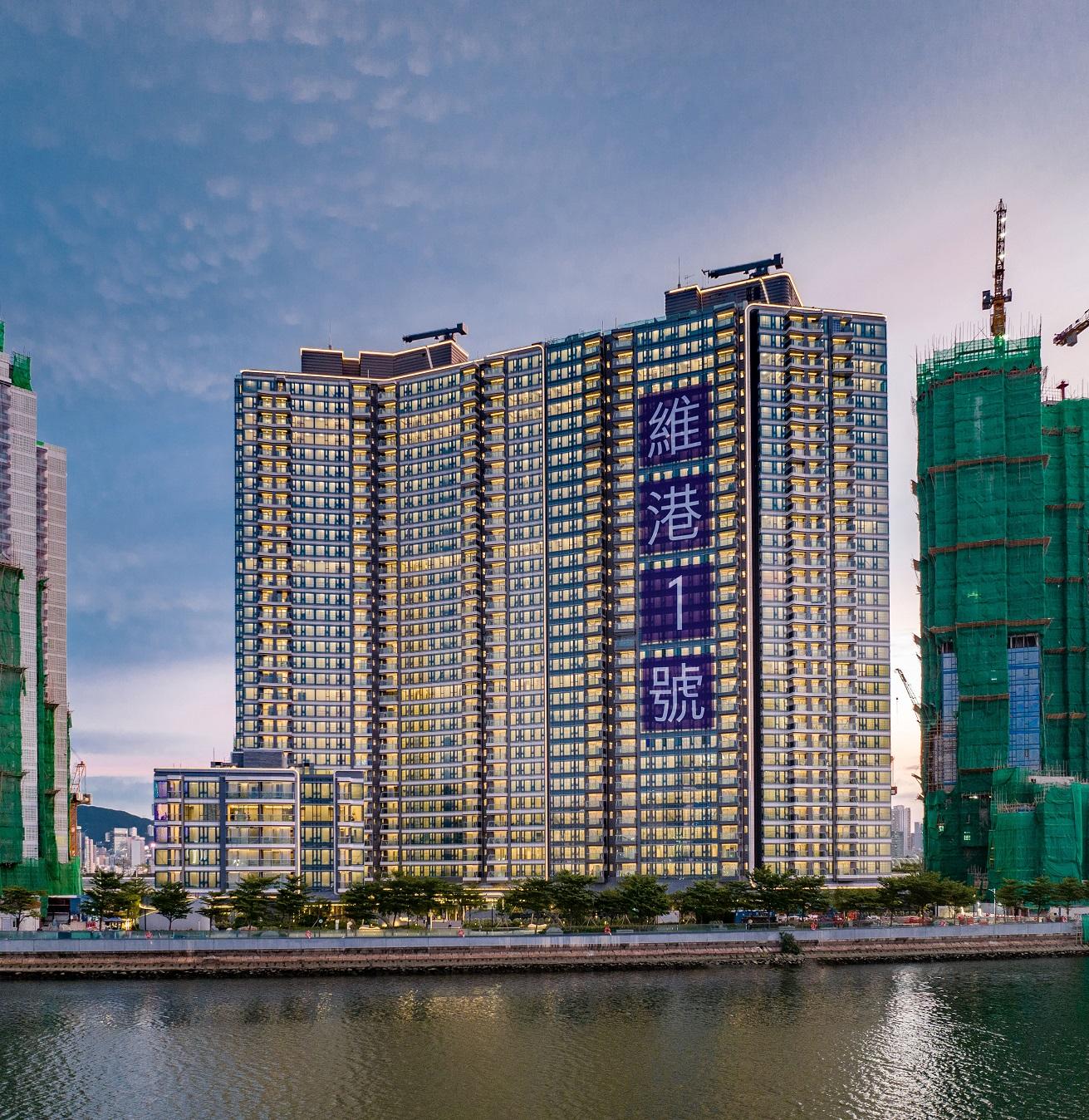 啟德新盤|維港1號累售582伙 吸金逾66.8億 住宅大樓今亮燈
