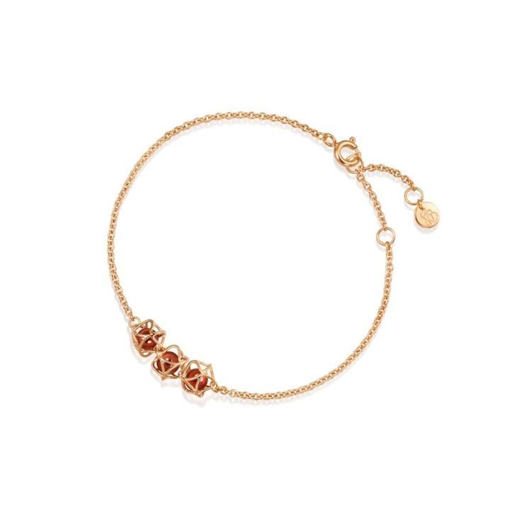 Embrace「擁」「Boltenstern」18K紅色黃金石榴石手鍊 原價$3,500、折後價$2,625