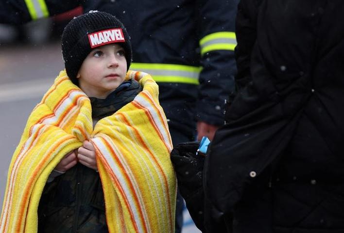 烏國兒童逃到羅馬尼亞。(資料圖片)