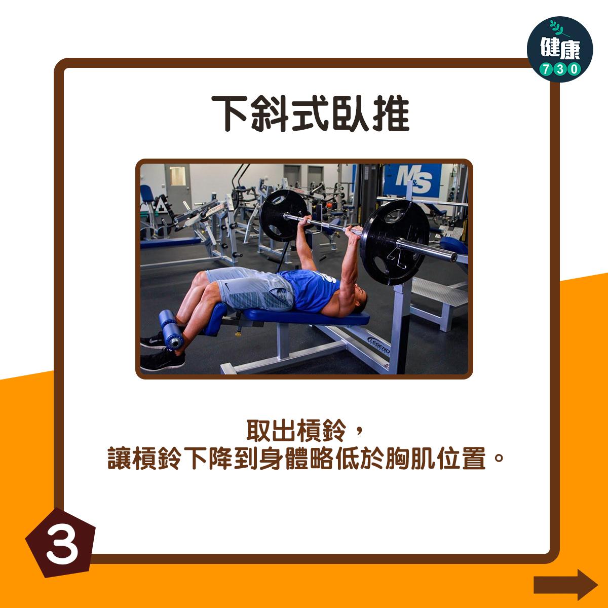 胸肌訓練|下斜式臥推(am730製圖)