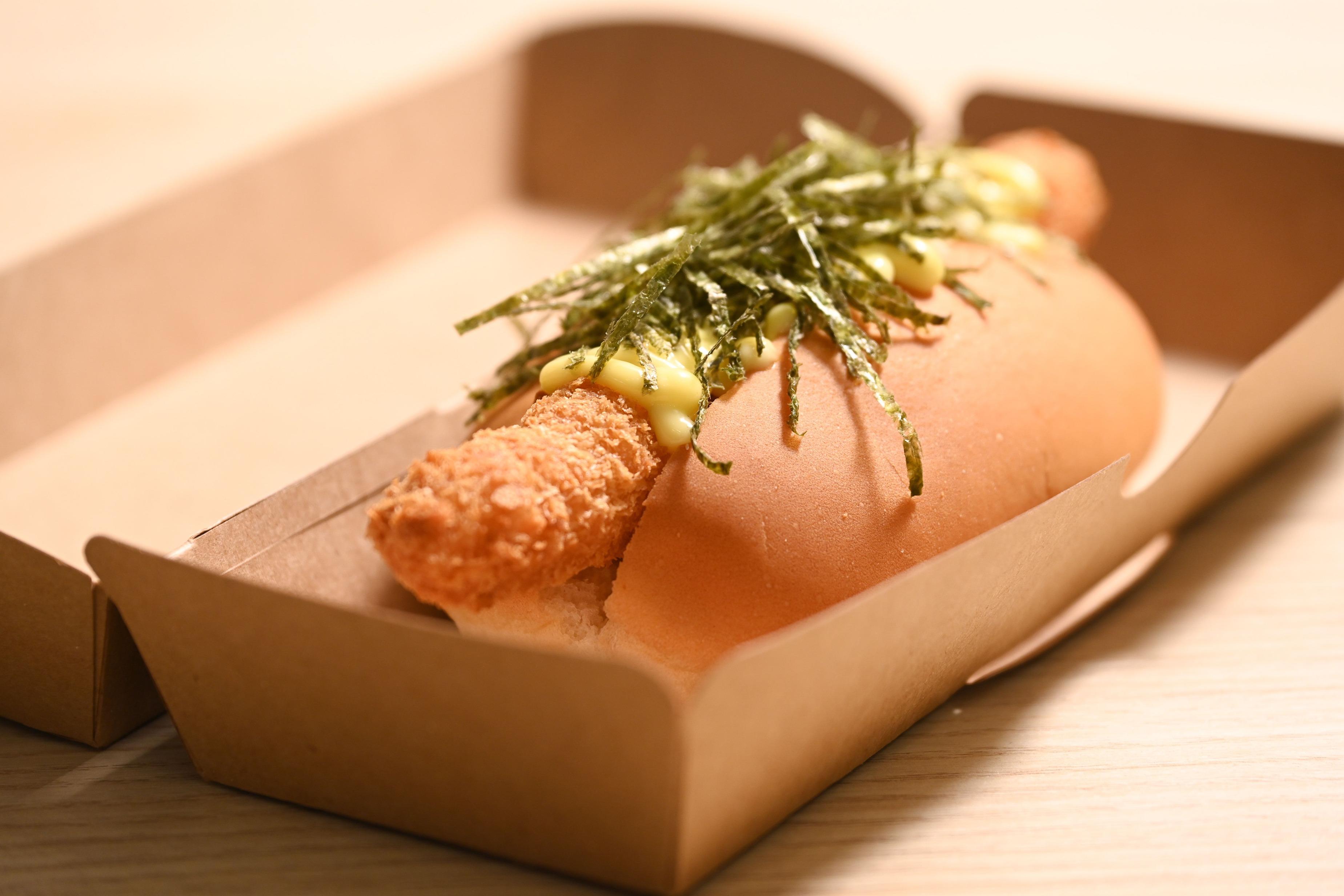 和風芥末脆蝦熱狗