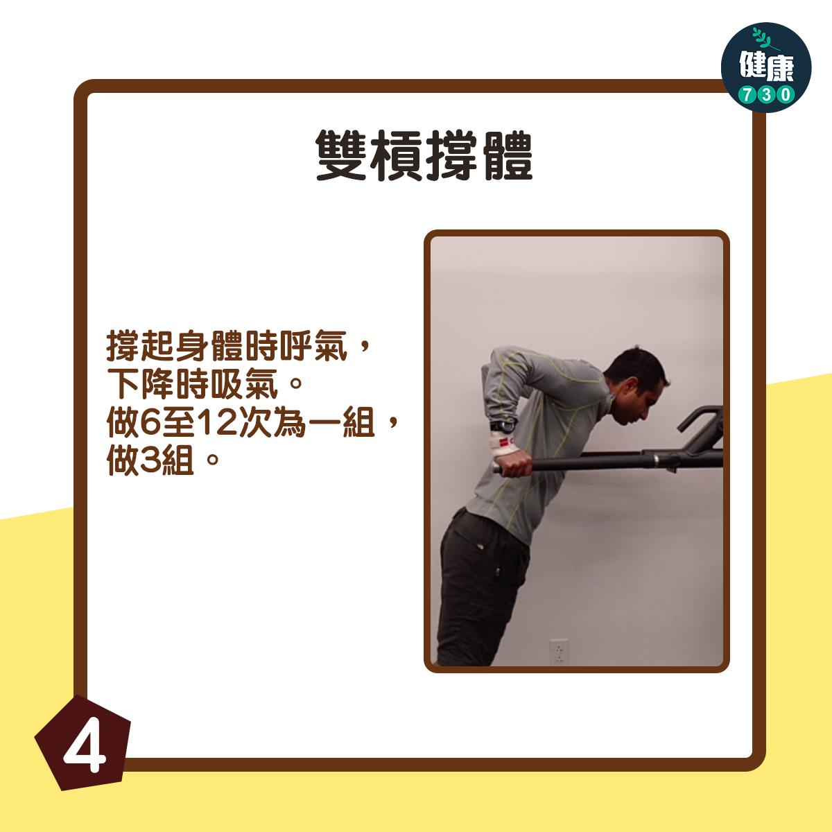 胸肌訓練|雙槓撐體(am730製圖)