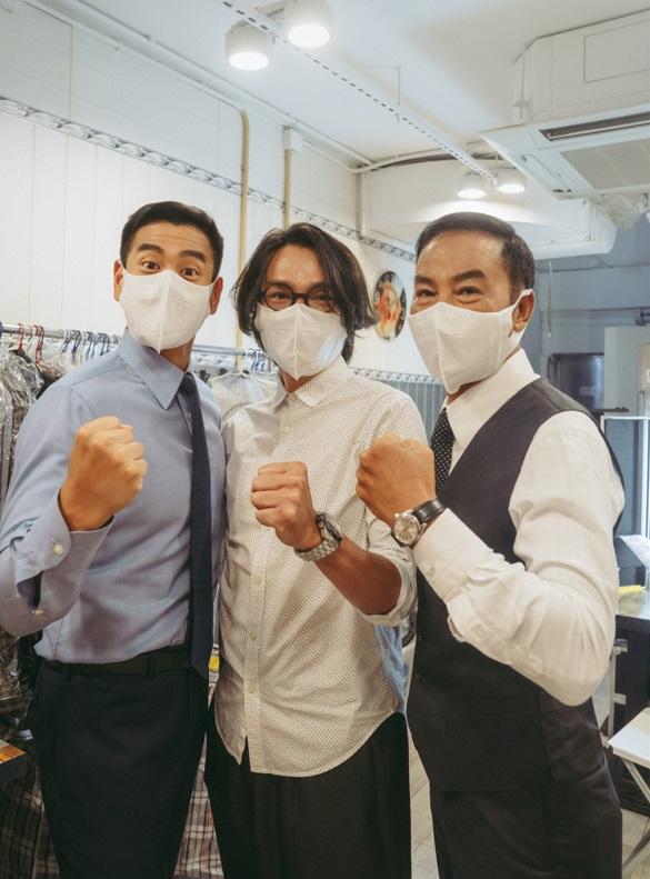 林家棟、彭于晏、任達華在《潛行》合作愉快。