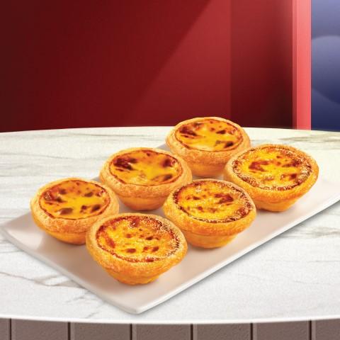 經典葡撻3件 + 香滑蓮蓉葡撻3件