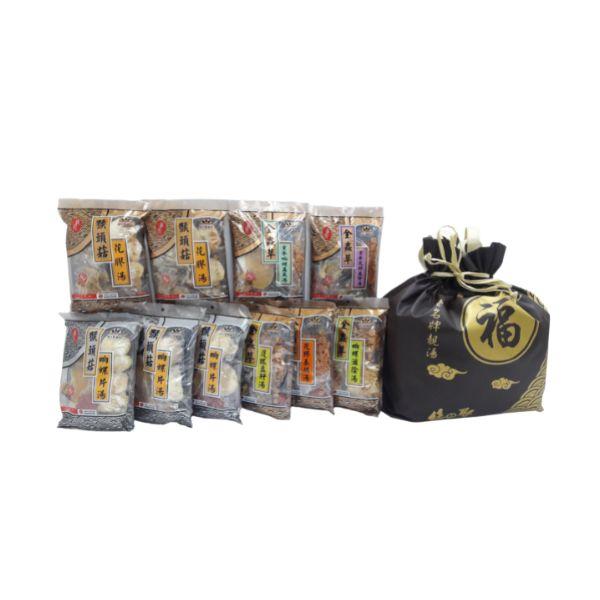 綠之聖湯包福袋(V8+Q2)抽裝湯包(五包裝)x2套 特價: HK$280 /袋 (新蒲崗/北角除外) 送和田大棗 300克1樽 (價值$96)