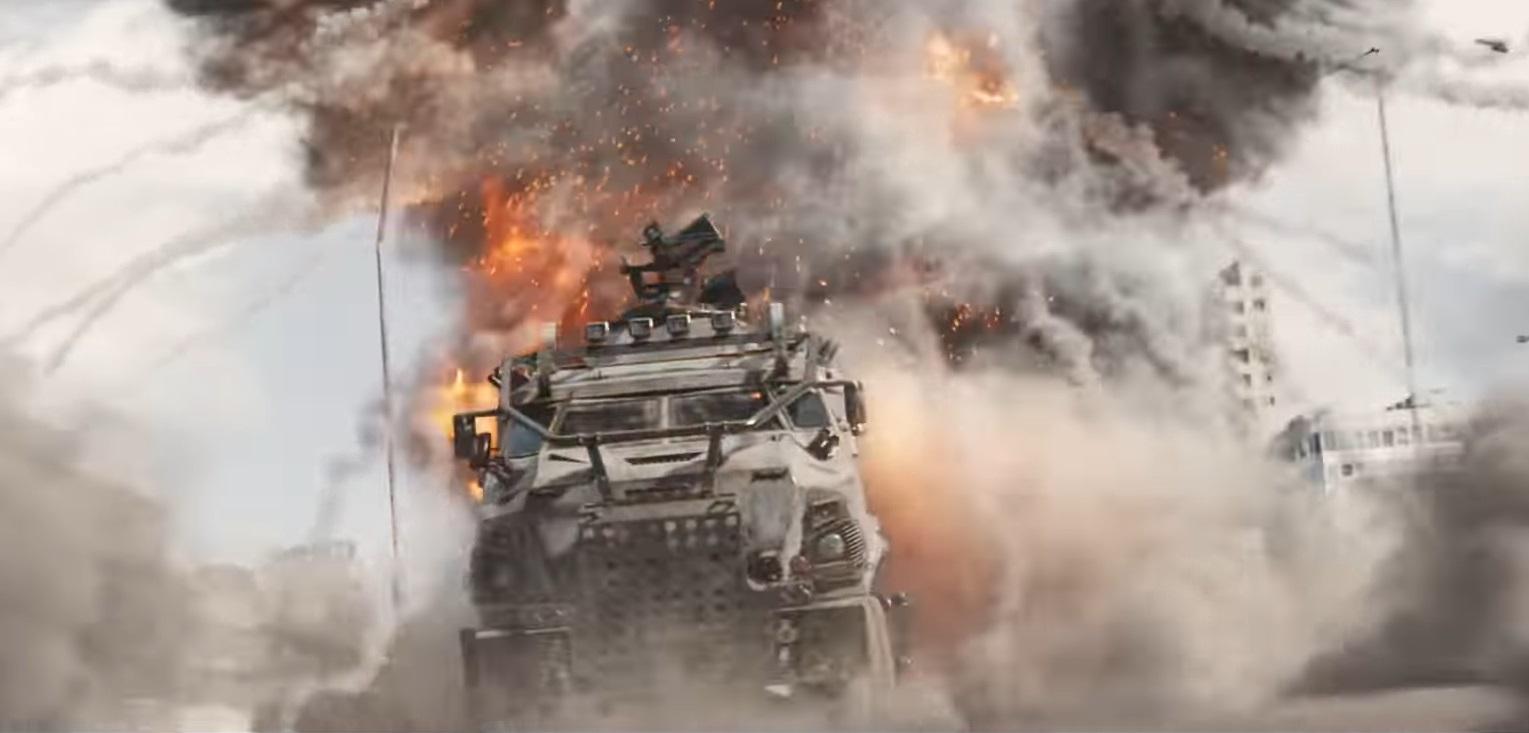 古天樂認為最辛苦的動作場面,裝甲車在天橋公路飛馳,被機械人追擊的重頭戲。