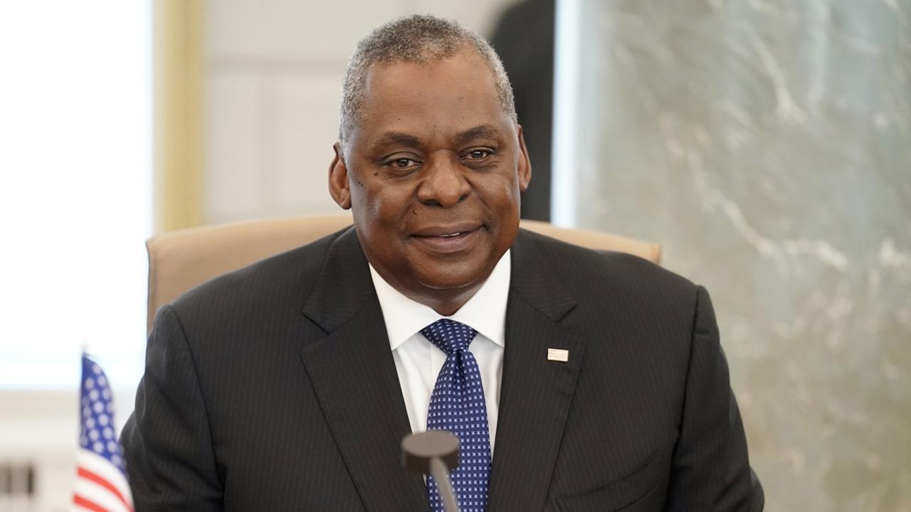 奧斯汀上月29日曾與拜登見面。(資料圖片)