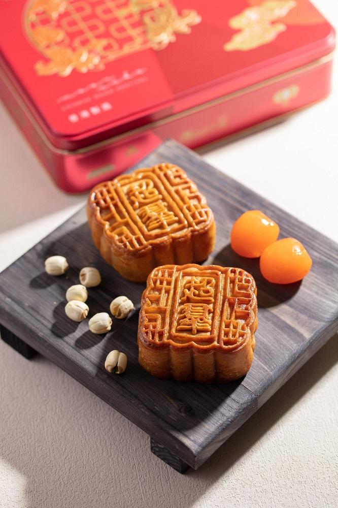 雙黃白蓮蓉月餅禮盒(4個裝)