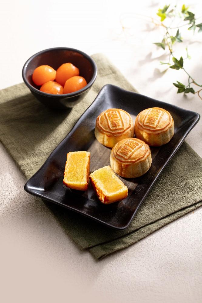 「紫華金月」迷你酥皮奶黃月餅禮盒(6個裝)