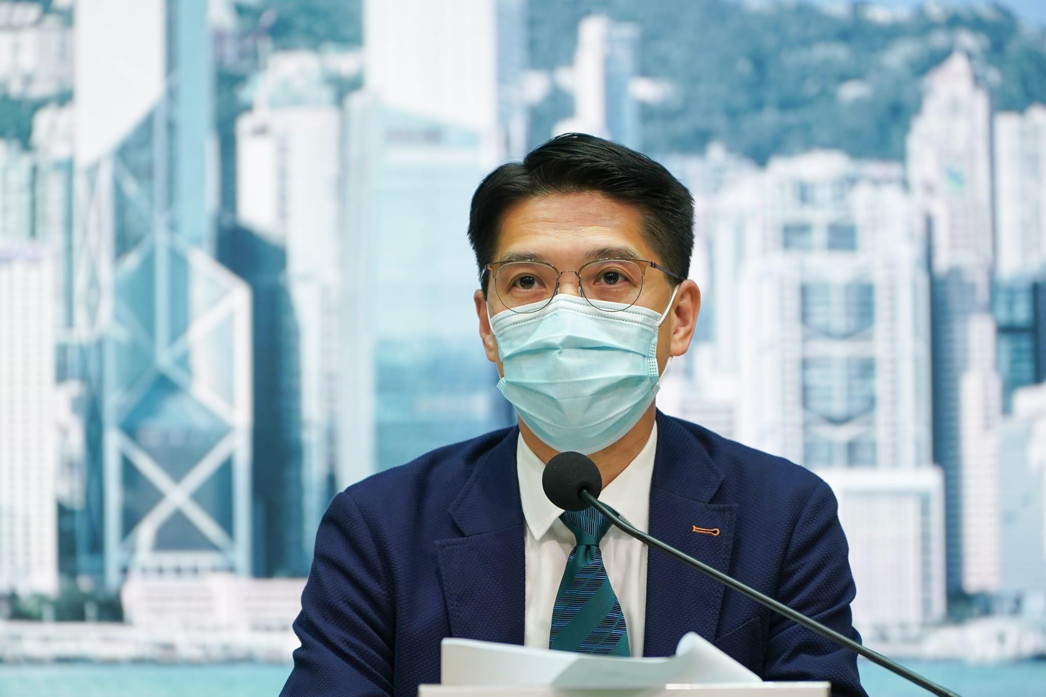 劉家獻交代舞蹈員阿峯上周五出院,出院前情況穩定。(李睿哲攝)