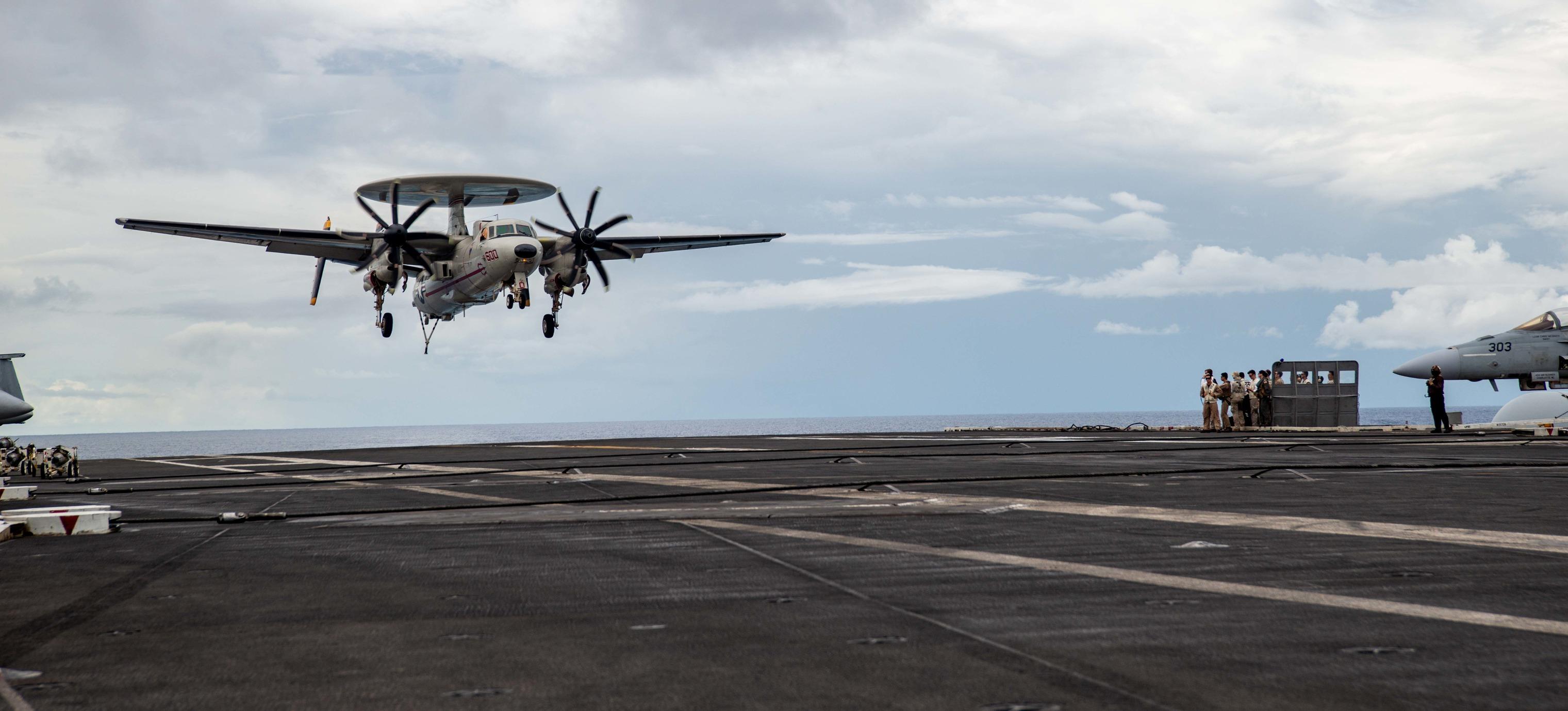 美國海軍宣布第七艦隊「列根號」航空母艦戰鬥群正在菲律賓海巡航。(美國第七艦隊fb圖)