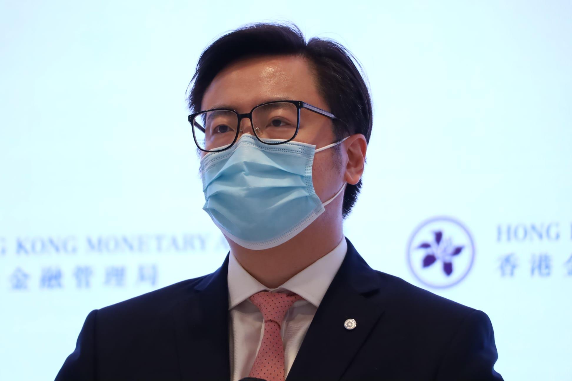 周國昌預計今批銀債錄得超額認購機會甚高。(鍾式明攝)