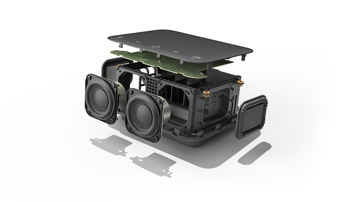 內置6個降噪麥克風抑制回聲,可免持擴音,提供身臨其境的立體聲音訊。