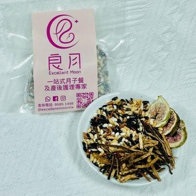 即場入會及讚好良月 即獲益肺通乳健脾六寶有機炒米茶包│於BB展期間即場入會及Like Facebook或Instagram,即獲贈益肺通乳健脾六寶有機炒米茶包,讓孕媽媽為生產做好準備。換領攤位:B06-07