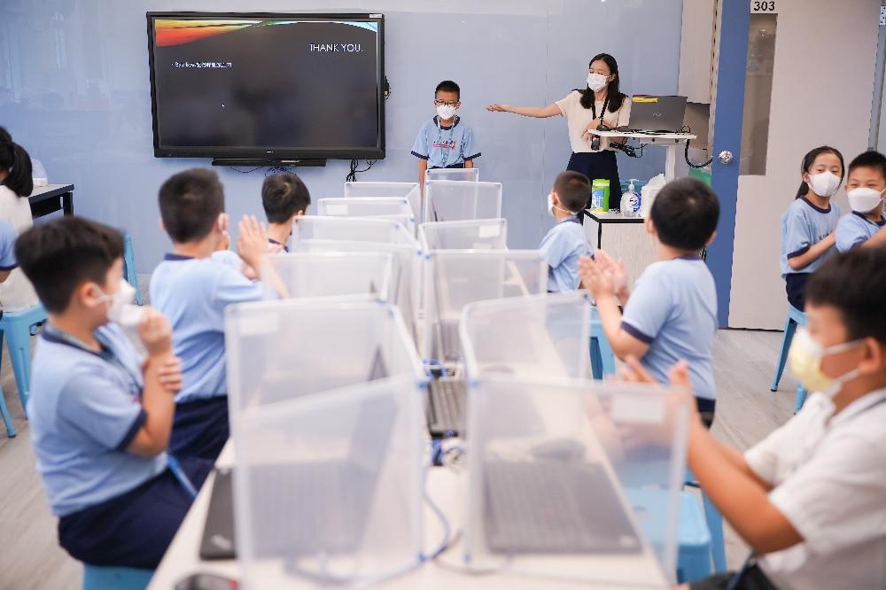 學校在3樓及6樓天台都設置了科技室。