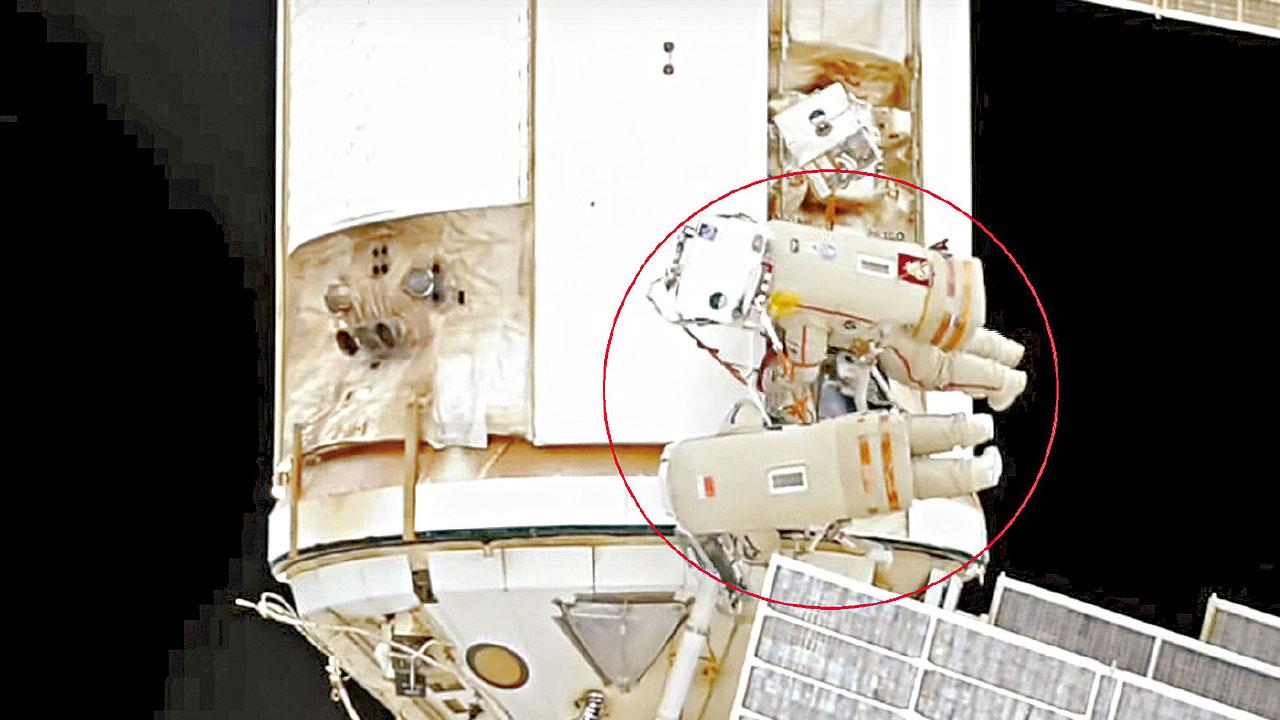 太空衣電力驟降 俄太空人險缺氧急返艙