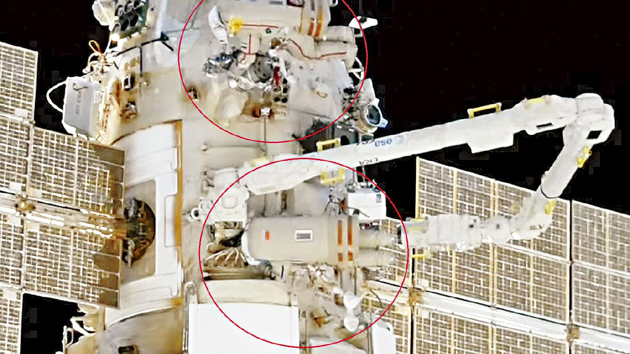 太空衣電力驟降 俄太空人險缺氧急返艙