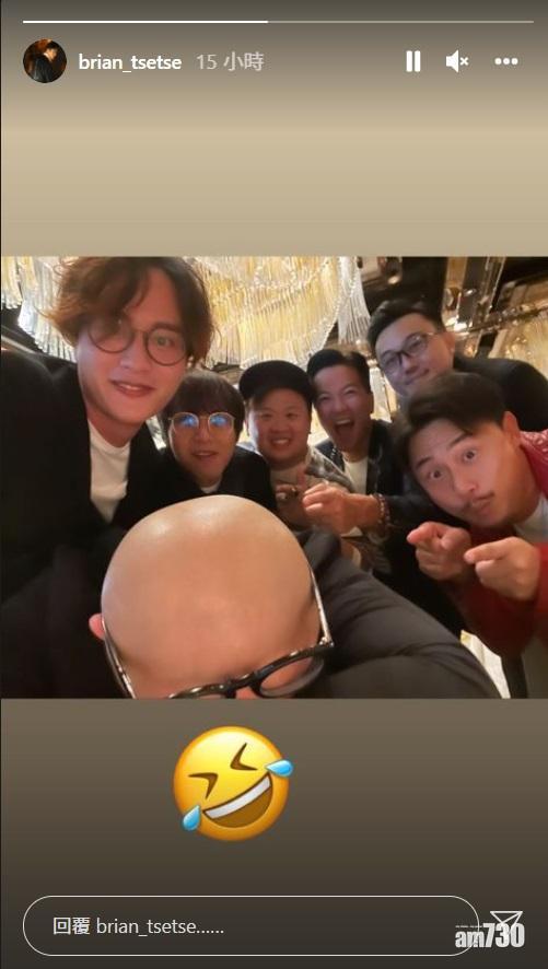 肥仔亦有出席鄭俊弘與何雁詩的婚禮。