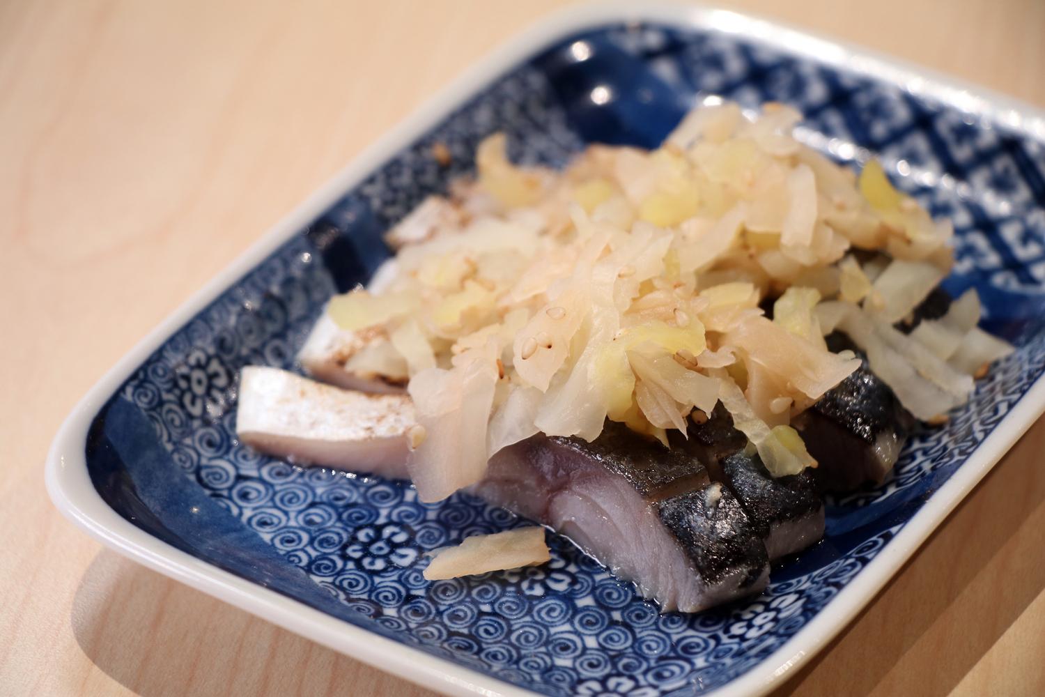 蘿蔔歐與漬鯖魚 ($38)