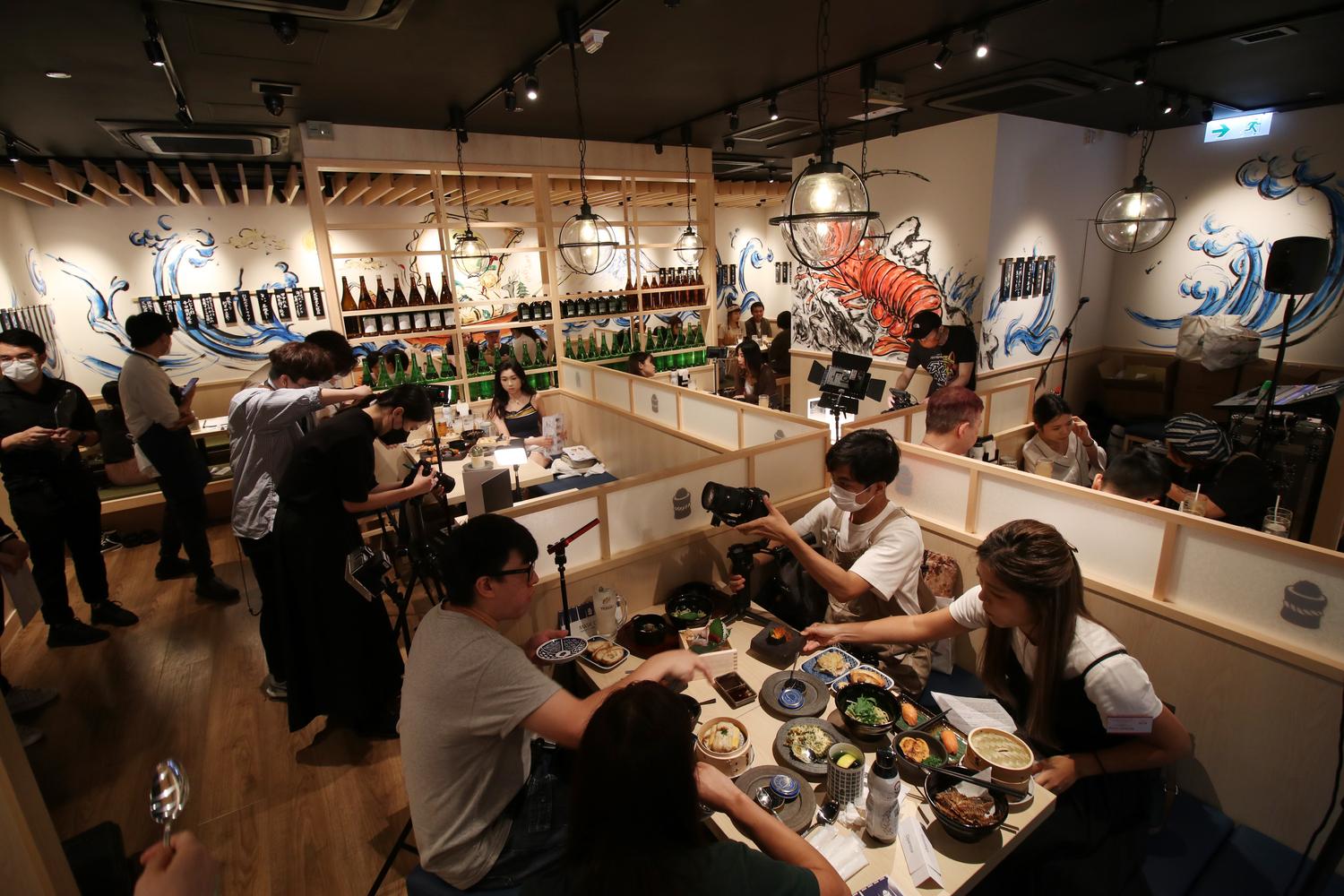 杉玉裝潢極具和式風情。