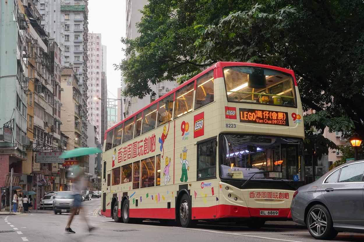 樂高與同活現香港帶領大家坐上香港首架樂高雙層巴士。