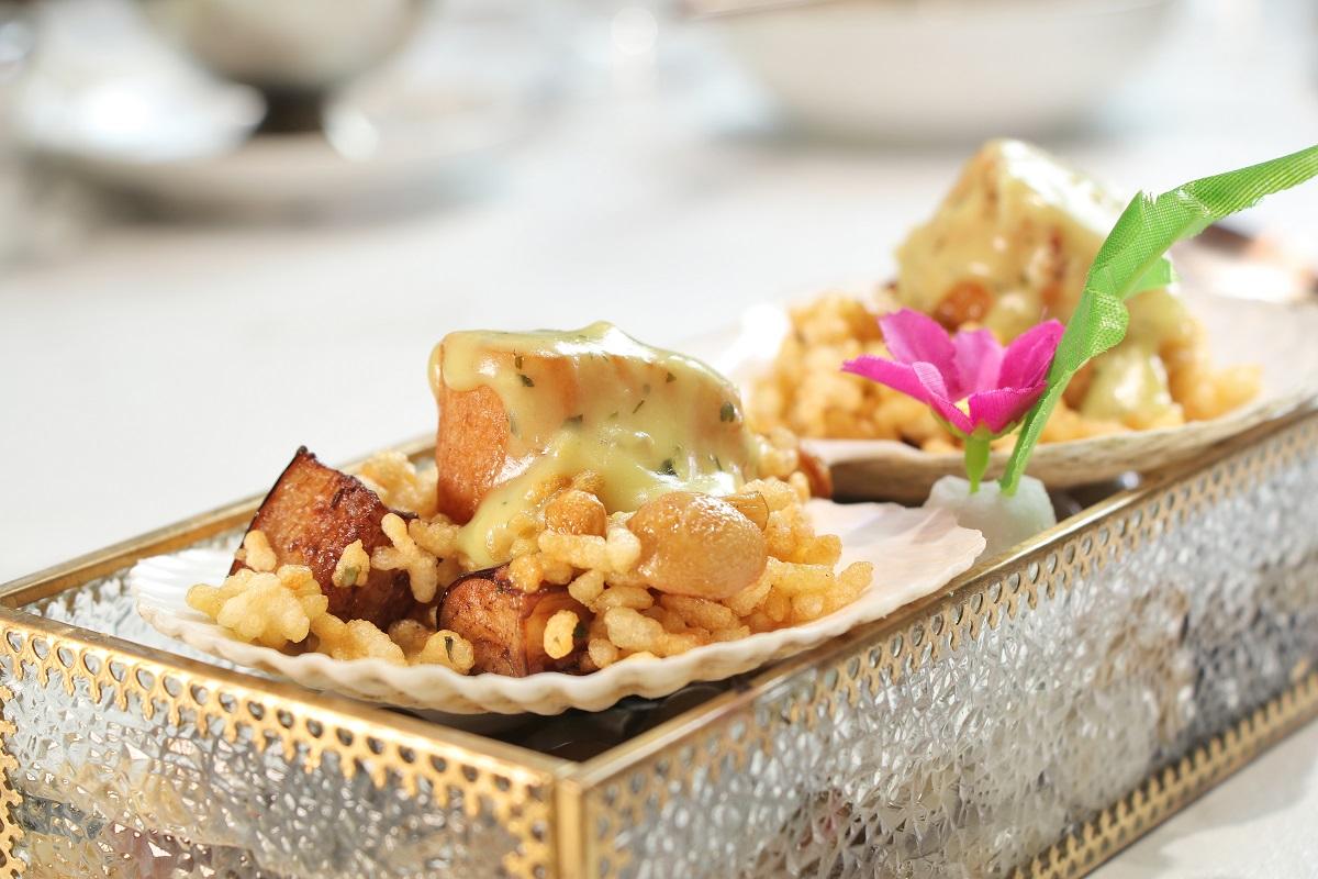 香草金稻帆立貝($248)