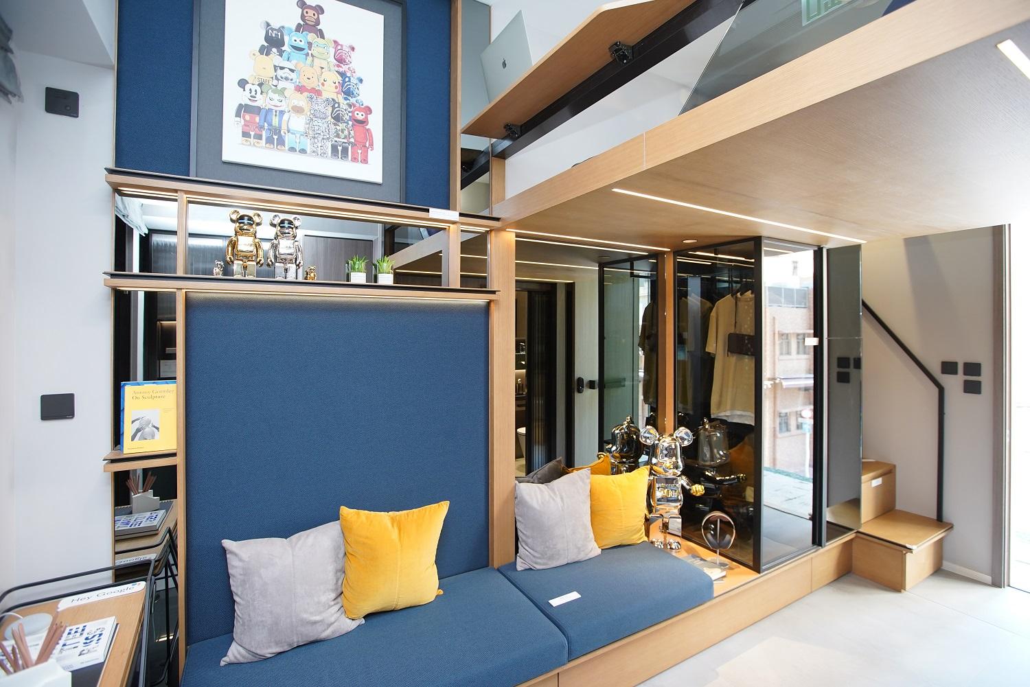 大角咀新盤|Larchwood開放式示位 樓高3.5米分隔上下層娛樂區及寢區