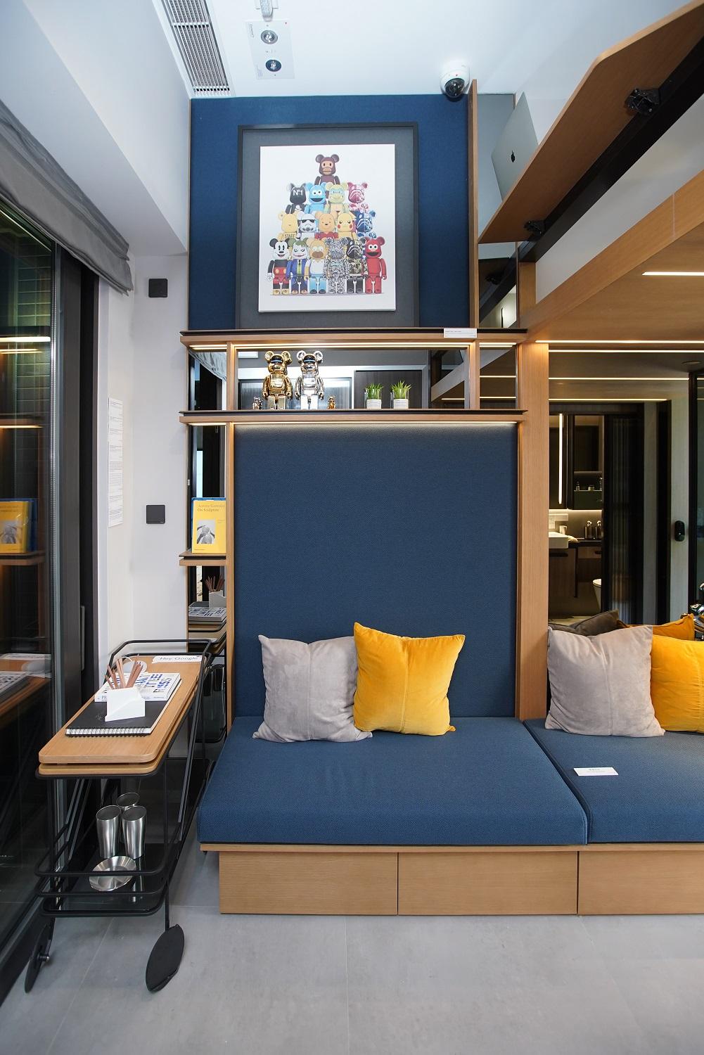 大角咀新盤|Larchwood開放式示位 樓高3.5米分隔上下層娛樂區及寢區