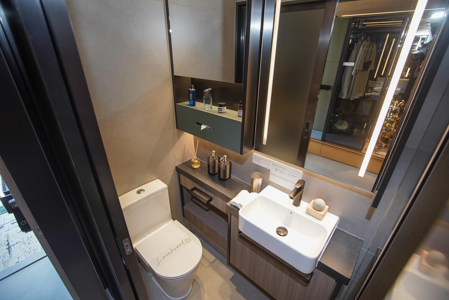 大角咀新盤|Larchwood開放式示位 樓高3.5米分隔上下層娛樂區及寢區